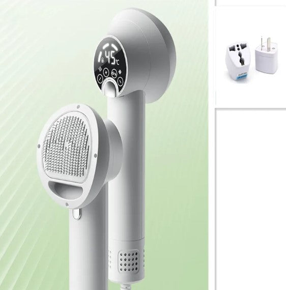 Pet Hair Dryer & Grooming Brush 2-in-1