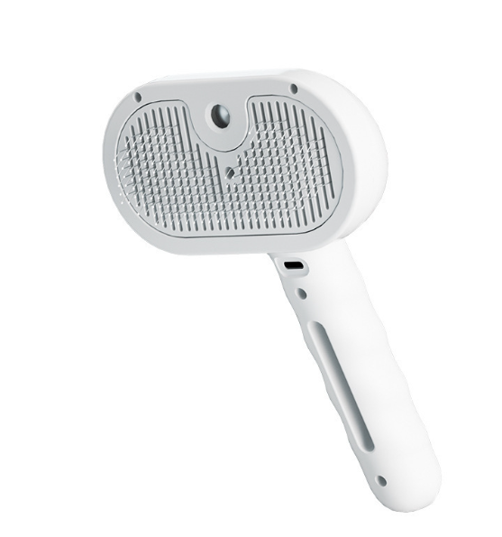 Steam Pet Grooming Brush 2-in-1