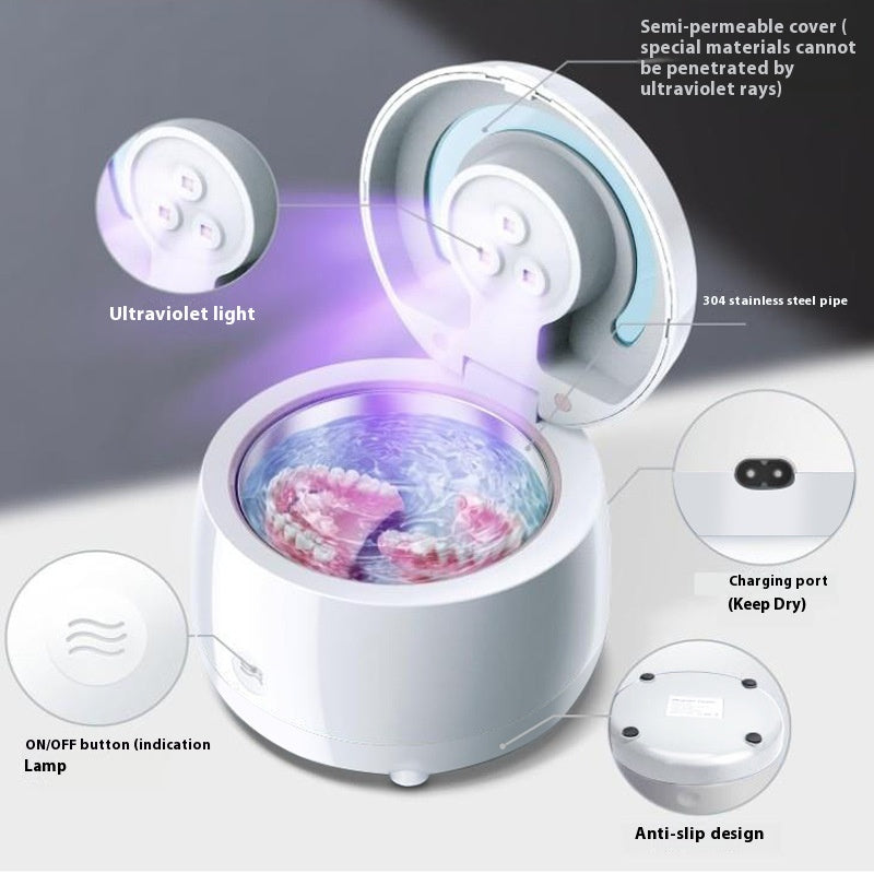 Ultrasonic Tooth & Jewellery Cleaner UV