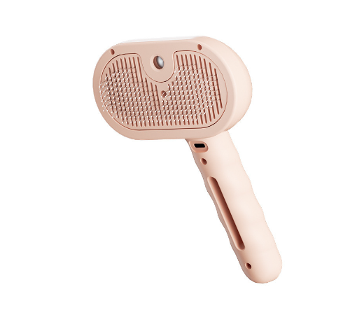 Steam Pet Grooming Brush 2-in-1