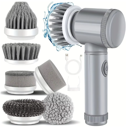 Electric Spin Scrubber - 7 Heads